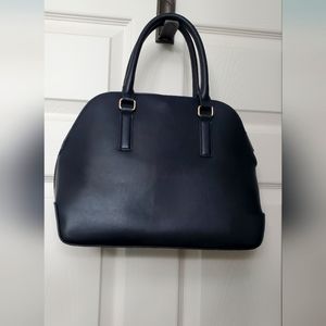 a new day Gold Black Faux Leather Bag Satchel  Minimalist Classic